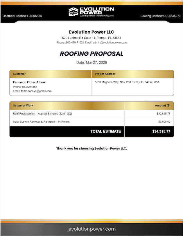 Simple Proposal Preview